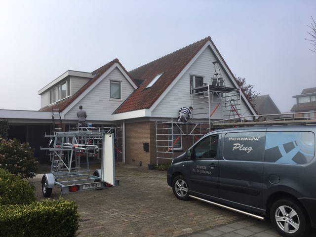 Schildersbedrijf Plug op locatie